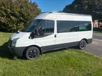 Camper van Ford Transit 2.2 D 2007 Wit camper bus, Caravans en Kamperen, Campers, Buscamper of Camperbus, Tot en met 2, Particulier
