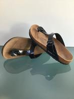 GRATIS VERZENDEN | BIRKENSTOCK Gizeh zwarte slippers 42, Slippers, Verzenden, Zwart, Zo goed als nieuw