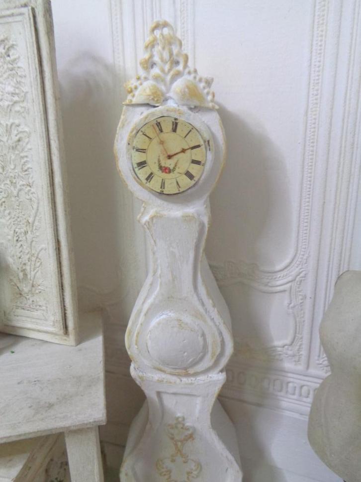 Brocante Mora klok , Poppenhuis 1:12….(FotoNr F47)*, Verzamelen, Poppenhuizen en Toebehoren, Nieuw, Poppenhuis, Ophalen of Verzenden