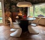 6 Vitra Verner Panton stoelen, mat wit, Huis en Inrichting, Stoelen, Ophalen, Kunststof, Gebruikt, Wit