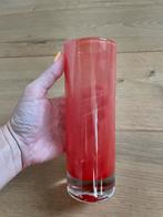 Orange glass vase, Verzamelen, Glas en Borrelglaasjes, Ophalen, Zo goed als nieuw, Overige typen