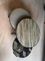 Salontafel set - custom made, Huis en Inrichting, Ophalen, 50 tot 100 cm, Rond, 50 tot 100 cm