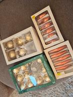 Kerstballen nieuw in verpakking goud en roze koper achtig, Ophalen