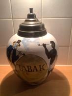 Antieke Tabakspot met Deksel, Ophalen of Verzenden