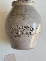 Bodemvondst M. LUYCKX BORGERHOUT ANVERS Mosterdpotje., Ophalen of Verzenden