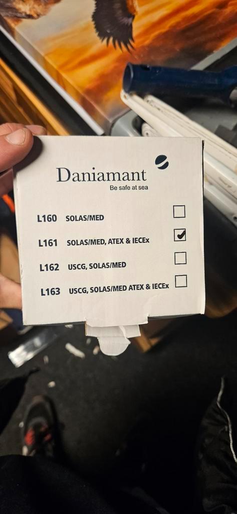 Daniamant L160 lifebuoy light + bracket, Watersport en Boten, Accessoires en Onderhoud, Nieuw, Ophalen of Verzenden