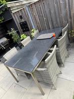 Tuin tafel marmeren blad. Zo goed als nieuw., Tuin en Terras, Tuinbanken, Ophalen, Overige materialen, ?, Zo goed als nieuw