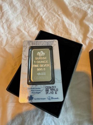 1 oz Zilveren baar - PAMP Lady Fortuna (In Assay) beschikbaar voor biedingen