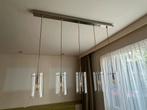 Hanglamp met 5 glazen kappen - 110cm breed, Ophalen, Zo goed als nieuw, Glas, 75 cm of meer