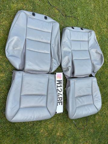 Mercedes w124 coupe interieur bekleding stoelen leder grijs beschikbaar voor biedingen