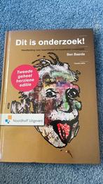 B. Baarda - Dit is onderzoek!, Ophalen of Verzenden, B. Baarda, Management, Zo goed als nieuw