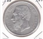 België, 5 Francs, 1873, zilver, Zilver, Zilver, Losse munt, Verzenden