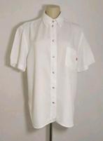 Witte designer blouse met ingeweven strepen van Joop!, Verzenden, Zo goed als nieuw, Maat 38/40 (M), Wit