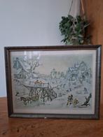 Anton Pieck schilderijtje, Ophalen