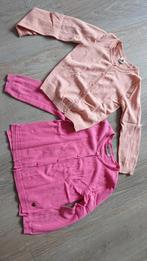 2 vestjes (roze en zalmroze, maat 110-116), Ophalen of Verzenden, Zo goed als nieuw, Meisje, Jurk of Rok