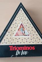 Triominos De Luxe - Leuk gezelschapsspel!, Hobby en Vrije tijd, Gezelschapsspellen | Bordspellen, Drie of vier spelers, Ophalen of Verzenden
