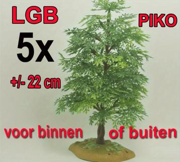LGB  5 stuks bomen +/- 22 cm  beschikbaar voor biedingen