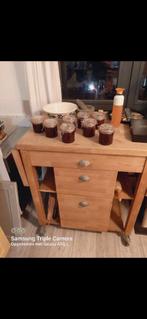 Hakblok, Huis en Inrichting, Keuken | Keukenelementen, Ophalen, Gebruikt, 100 tot 150 cm, Bruin