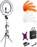 Professionele LED-ringlight set, Ophalen of Verzenden, Zo goed als nieuw