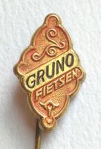 Oldtimer Gruno fietsen speldje Winschoten Groningen antiek, Ophalen of Verzenden, Gebruikt, Merk, Speldje of Pin