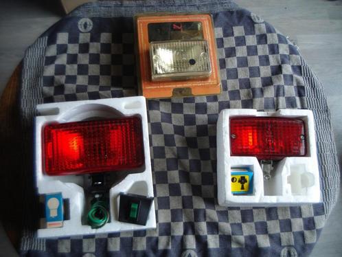 Oldtimer 2 rode mistlampen en 1 achterrijuitlamp, Auto-onderdelen, Verlichting, Nieuw, Ophalen of Verzenden