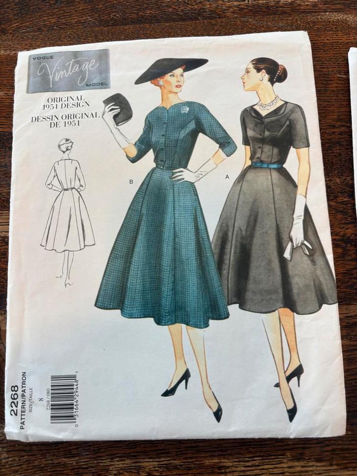 Vintage Vogue & Butterick Patronen, Hobby en Vrije tijd, Kledingpatronen, Gebruikt, Overige typen, Vrouw, Overige merken, Ophalen of Verzenden
