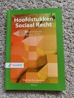 Hoofdstukken Sociaal Recht editie 2020, Boeken, Prof.Mr.C.J. Loonstra, Ophalen of Verzenden, Zo goed als nieuw