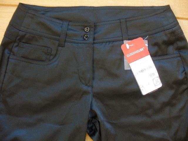 CLOCKHOUSE broek zwart glanzend maat 34 - nieuw -, Kleding | Dames, Spijkerbroeken en Jeans, Nieuw, W27 (confectie 34) of kleiner