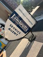 Lambretta uithangen bord org dealer, Ophalen of Verzenden, Zo goed als nieuw, Reclamebord