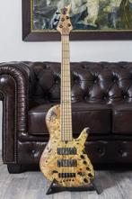 Maruszczyk Instruments Sputnik 5a Buckeye Burl Basgitaar, Muziek en Instrumenten, Ophalen of Verzenden, Zo goed als nieuw, Elektrisch