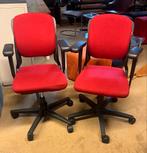 Bureaustoel Ahrend rood 2 stuks, Ophalen, Zo goed als nieuw, Rood
