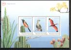 vel persoonlijke zegels postfris vogels bonaire, Ophalen of Verzenden, Na 1940, Postfris