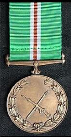 TRANSKEI (ZUID-AFRIKA) 1987 Military Rule Medal, Bronze, EF., Overige gebieden, Landmacht, Lintje, Medaille of Wings, Verzenden