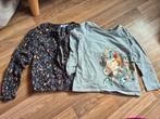2 lange mouw shirt 116 (vallen klein), Ophalen of Verzenden, Gebruikt, Shirt of Longsleeve