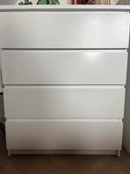 Ikea Malm ladenkast 4 lades wit, Ophalen, 5 laden of meer, 100 tot 150 cm, 50 tot 100 cm