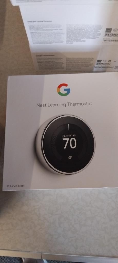 Google Nest Thermostat 3rd gen (US), Huis en Inrichting, Woonaccessoires | Thermometers, Nieuw, Binnenthermometer, Ophalen of Verzenden