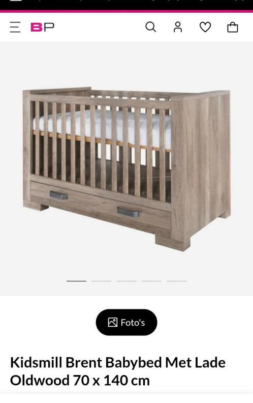 Baby/peuterbed, Kinderen en Baby's, Kinderkamer | Complete kinderkamers, Zo goed als nieuw, Jongetje of Meisje, Ophalen