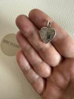 S189/Vintage Zilveren gegraveerde Foto Hanger, Gebruikt, Verzenden, X, Zilver