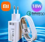 Originele Xiaomi 18W Snellader + USB-C Kabel QC 3.0 Adapter, Ophalen of Verzenden, Nieuw, Overige merken