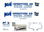 Vrachtauto decal 1:50 KA Spedition ab Zweden, Nieuw, Overige merken, Bus of Vrachtwagen, Verzenden
