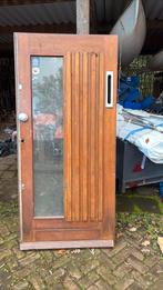 Jaren 30 voordeur 202x94,5cm, Doe-het-zelf en Verbouw, Deuren en Horren, Ophalen, Gebruikt, 80 tot 100 cm, Buitendeur