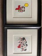 2 Originele Disney Etsen - Kerst Mickey & Minnie, Ophalen of Verzenden