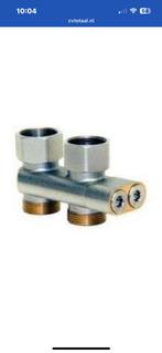 Jaga omkeerstuk met afsluiter, Doe-het-zelf en Verbouw, Ophalen of Verzenden, Nieuw, Minder dan 60 cm, Radiator