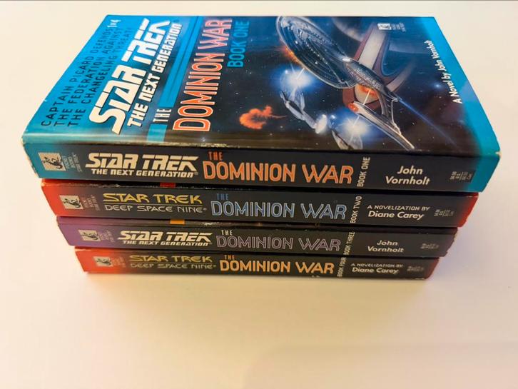Star Trek – The Dominion War (volledige set, 4 boeken), Boeken, Science fiction, Zo goed als nieuw, Verzenden