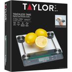 Taylor Pro Touchless Tare 14,4kg dubbele keukenweegschaal, Witgoed en Apparatuur, Weegschalen, Nieuw, Fijner dan 1 gram, Digitaal