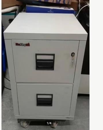 FireKing brandwerende archiefkast/kluis met twee laden beschikbaar voor biedingen