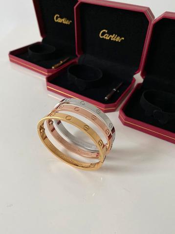 Cartier love armbanden! Incl doos & tas! Actie! Nu 2 voor 70