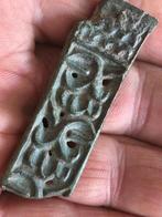 DRAKEN hanger brons Middeleeuwen Merovingisch bodemvondst, Ophalen of Verzenden, Brons