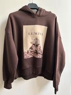 LUMINA hoodie bruin met print hond mt TU, Kleding | Dames, Prato, Italie, LUMINA, Verzenden, Zo goed als nieuw