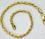 Gouden armband - koningsschakel - 14 karaat, Ophalen of Verzenden, Zo goed als nieuw, Goud